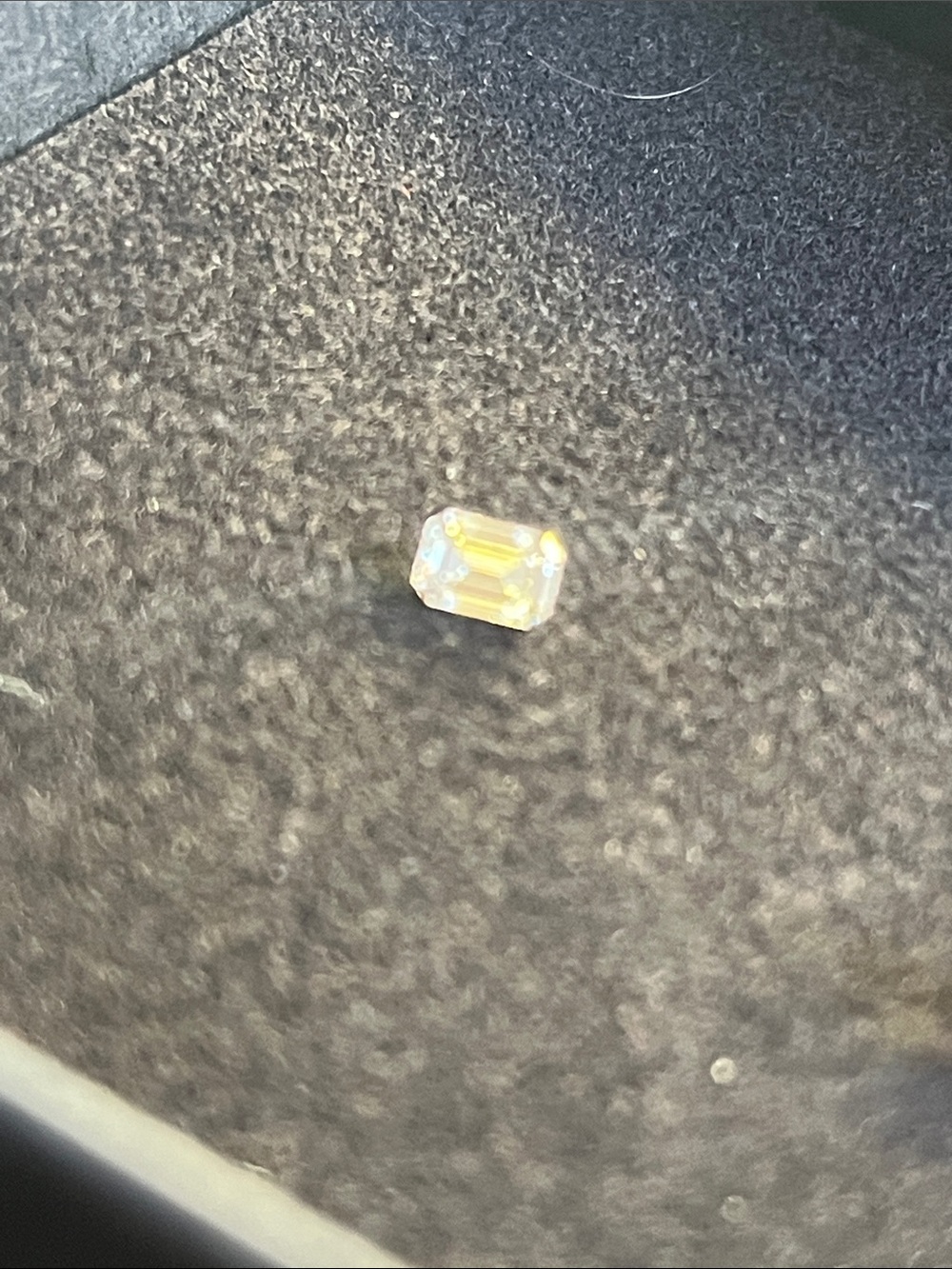 .25ct lab emerald cut loose diamond
